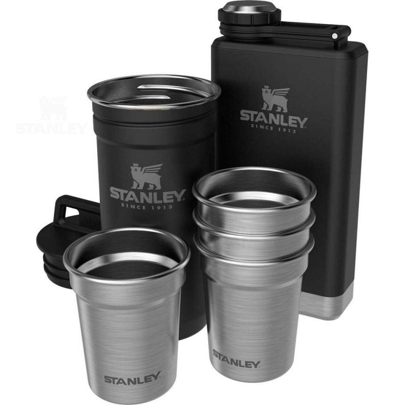 Stanley Adventure Pre-Party Shot Glass + Flask Set Barware | USA_S1151