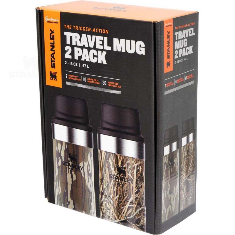 Stanley Classic Trigger-Action Travel Mug Twin Pack | 16 OZ Coffee & Tea | USA_S1525