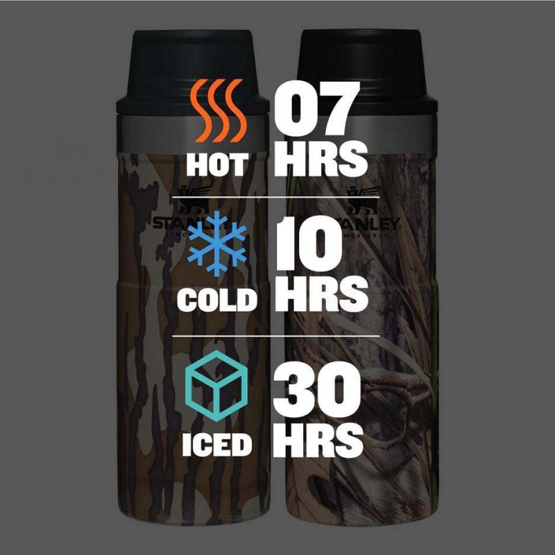 Stanley Classic Trigger-Action Travel Mug Twin Pack | 16 OZ Coffee & Tea | USA_S1525