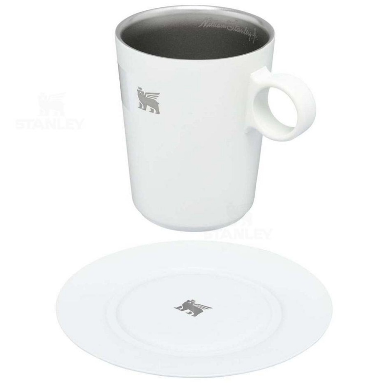 Stanley The DayBreak Café Latte Cup & Stillness Saucer | 10.6 OZ Coffee & Tea | USA_S1908