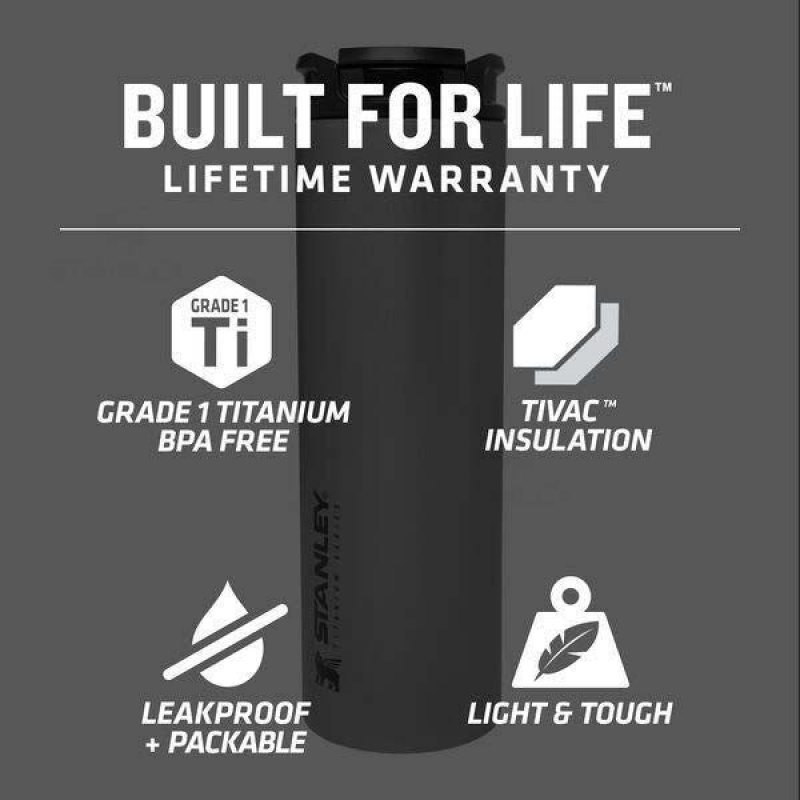 Stanley Titanium Travel Mug | 14 OZ Coffee & Tea | USA_S1083